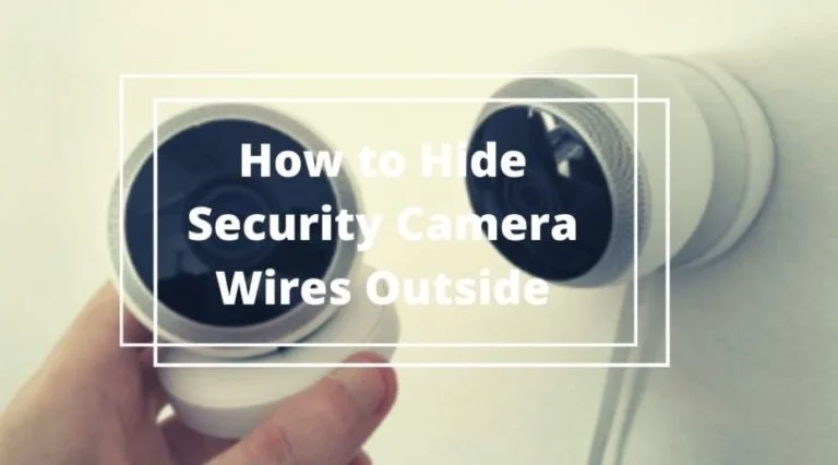 hiding camera wires